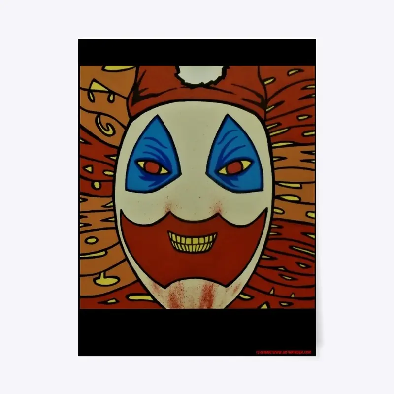 A CLOWN CAN GET AWAY John Gacy Pogo face